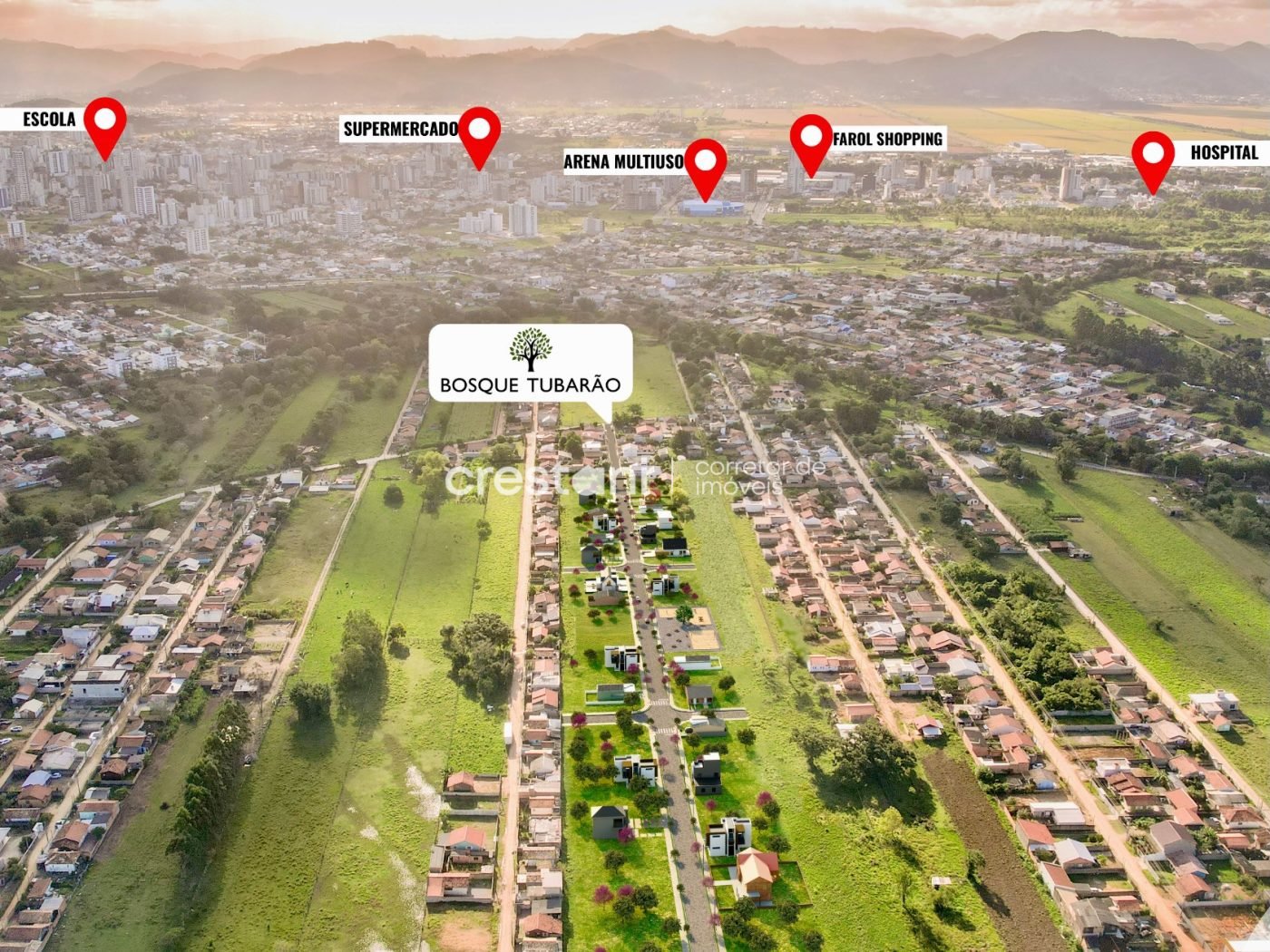 Bosque Tubarao - Panoramica - com logo